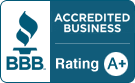 BBB Accredited Business -- Rating A+