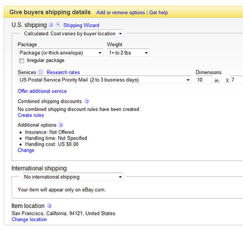 Ebay Fees On Shipping Costs